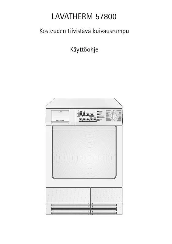 Mode d'emploi AEG-ELECTROLUX LTH57800