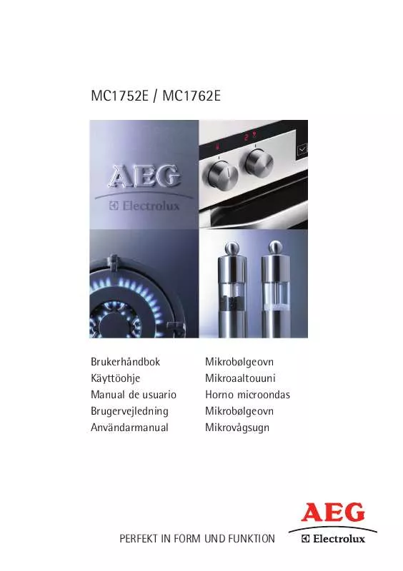 Mode d'emploi AEG-ELECTROLUX MC1752E-W