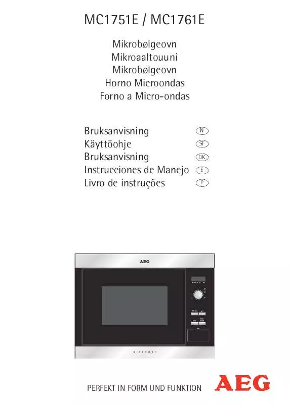 Mode d'emploi AEG-ELECTROLUX MC1761EB