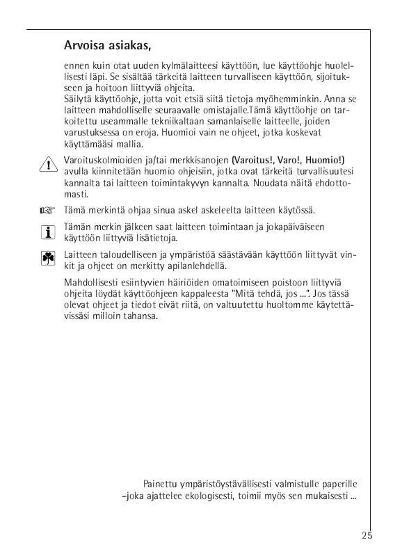 Mode d'emploi AEG-ELECTROLUX OEKOS.1443-6TKCL