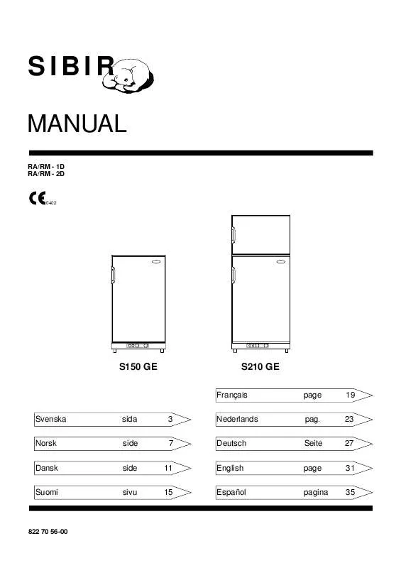 Mode d'emploi AEG-ELECTROLUX S210GE