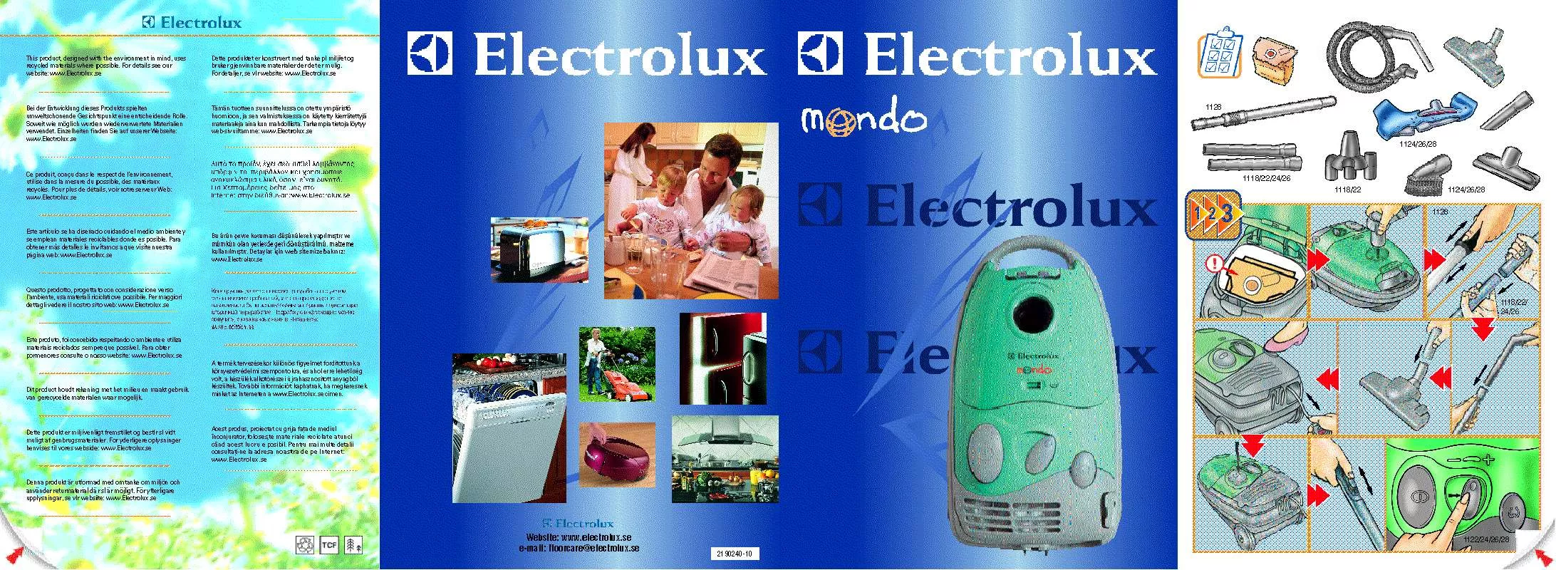 Mode d'emploi AEG-ELECTROLUX Z1118X