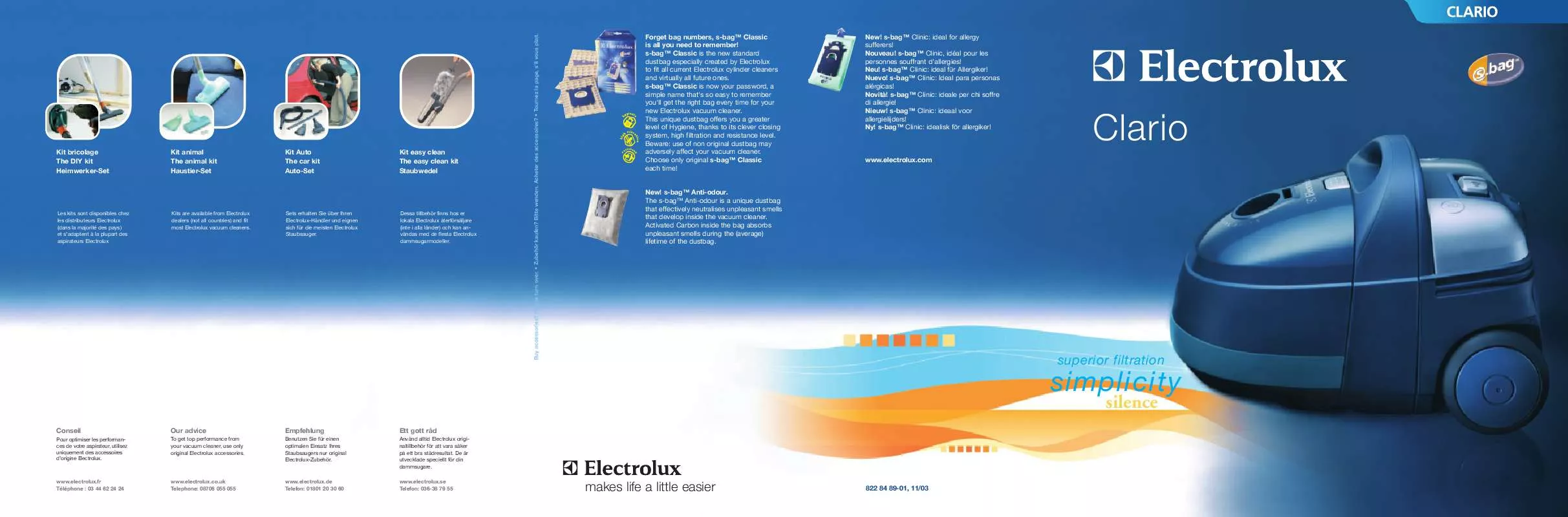 Mode d'emploi AEG-ELECTROLUX Z2036F