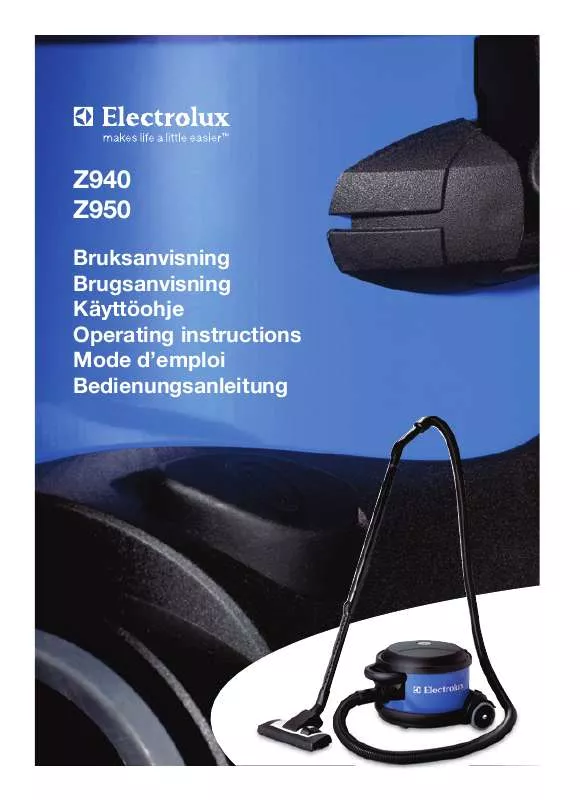 Mode d'emploi AEG-ELECTROLUX Z950