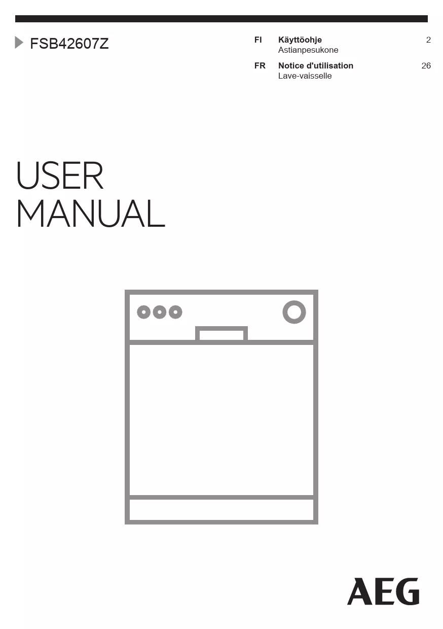 Mode d'emploi AEG FSB42607Z