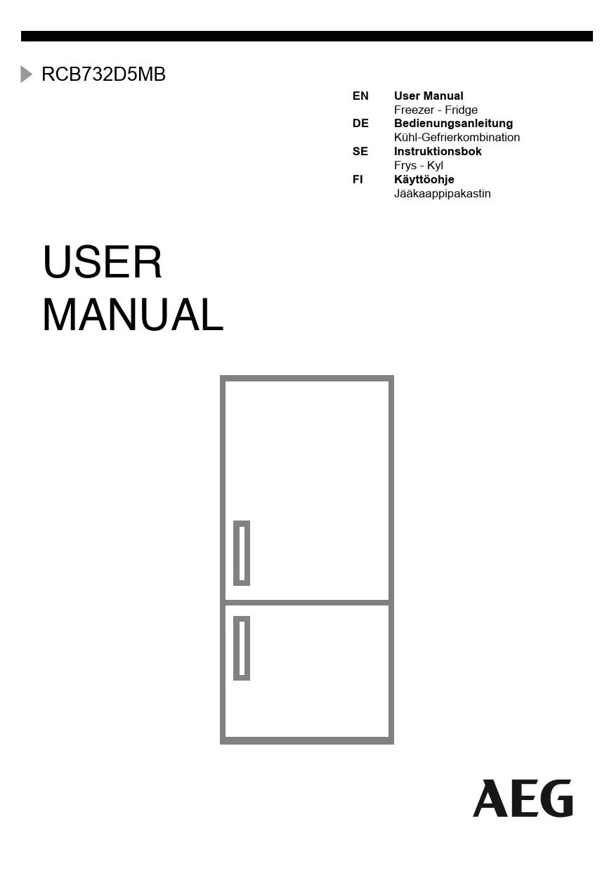 Mode d'emploi AEG RCB732D5MB