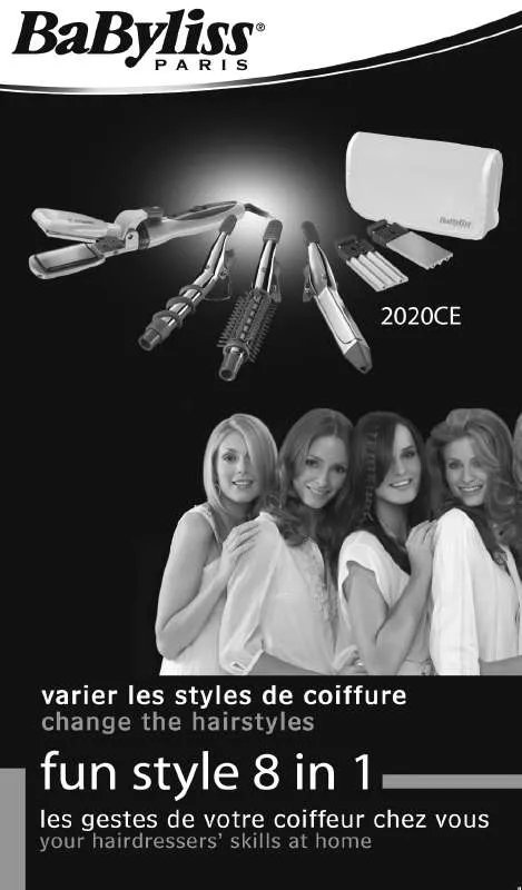 Mode d'emploi BABYLISS 2020CE