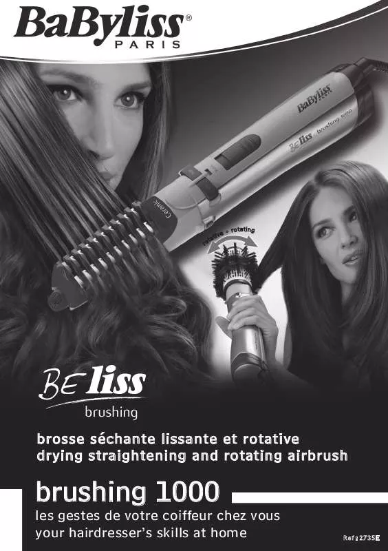 Mode d'emploi BABYLISS 2735E