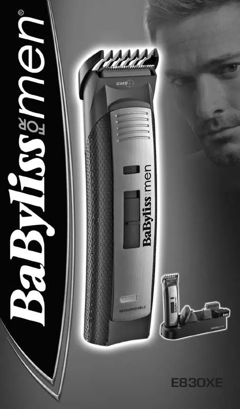 Mode d'emploi BABYLISS E830XE