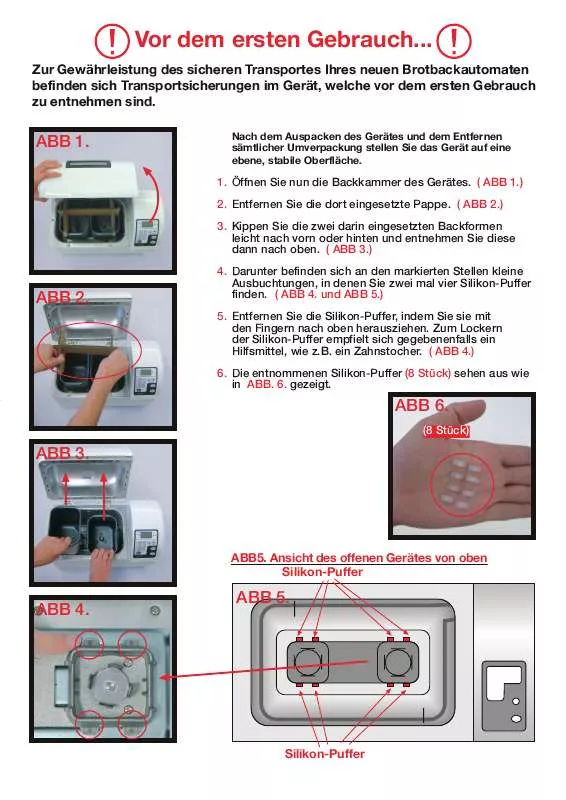 Mode d'emploi BIFINETT KH 2230 BAKING MACHINE