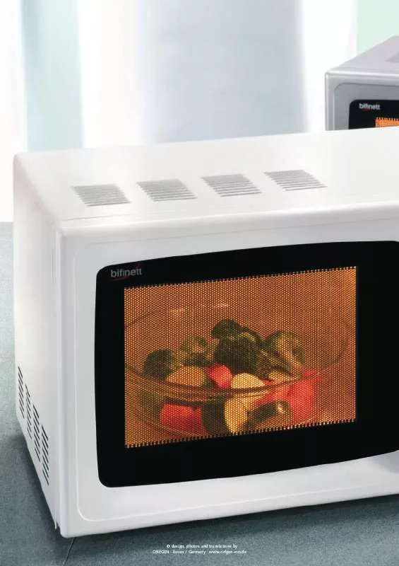 Mode d'emploi BIFINETT KH 800 MICROWAVE