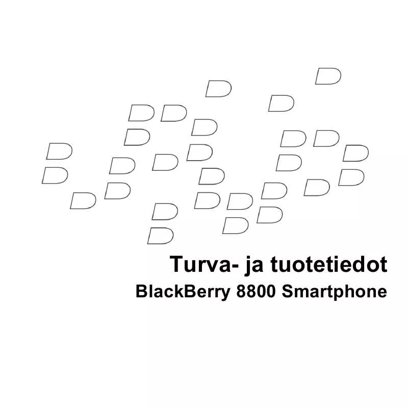 Mode d'emploi BLACKBERRY 8800