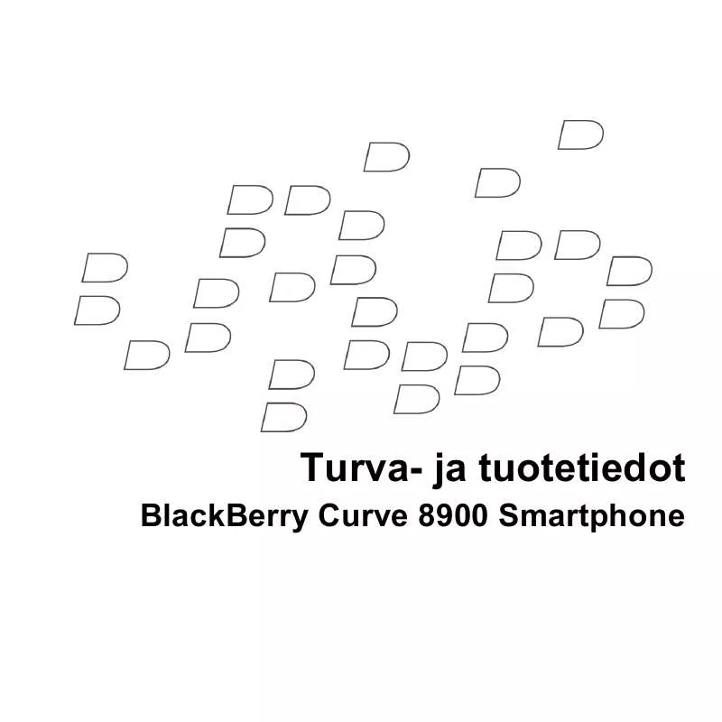 Mode d'emploi BLACKBERRY CURVE 8900