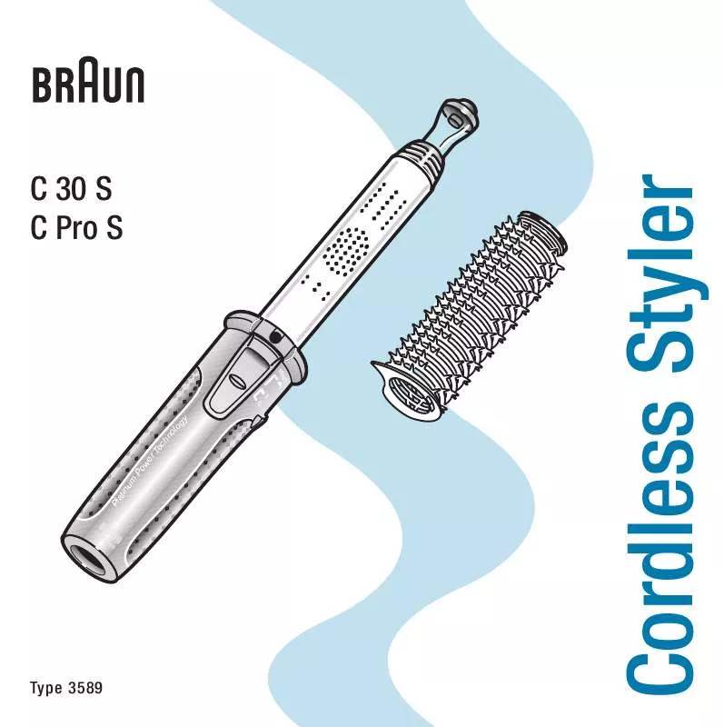 Mode d'emploi BRAUN C PRO S