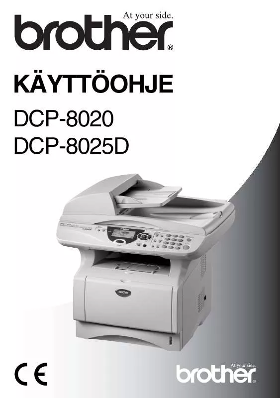 Mode d'emploi BROTHER DCP-8025D