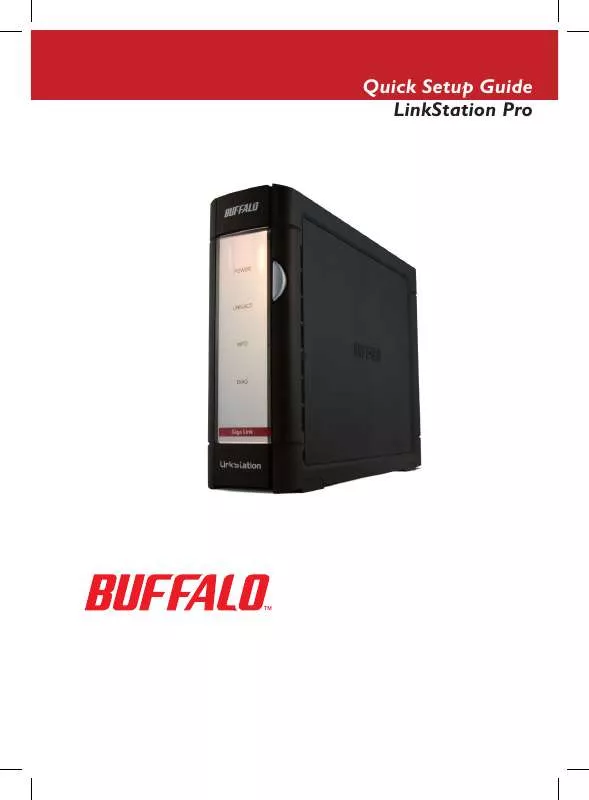 Mode d'emploi BUFFALO LINKSTATION PRO