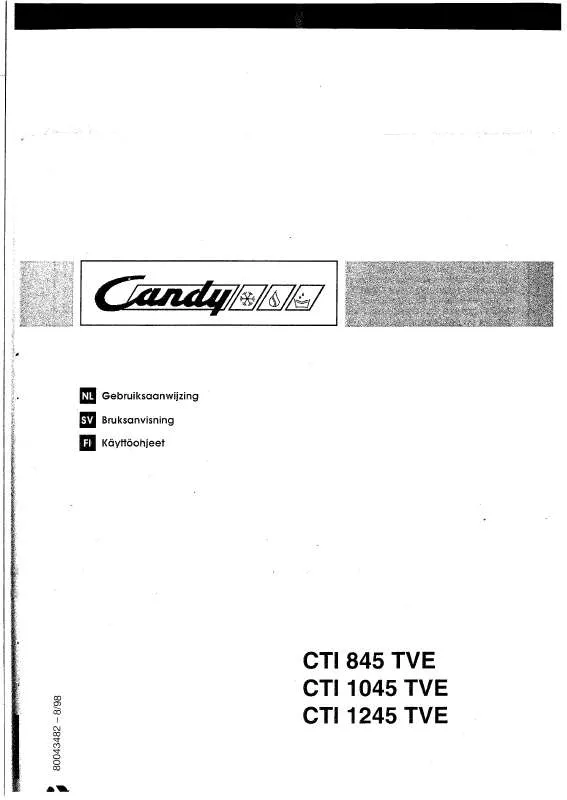 Mode d'emploi CANDY CTI 1045 TVE