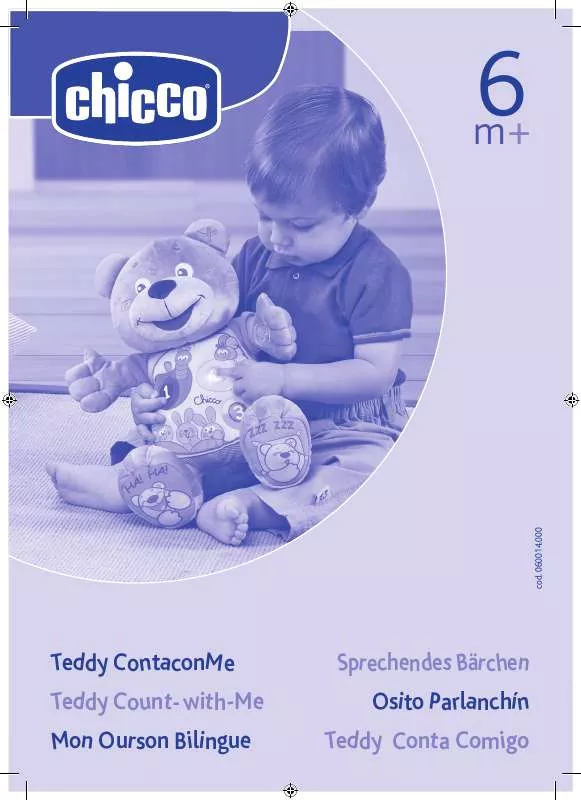 Mode d'emploi CHICCO TEDDY COUNT-WITH-ME