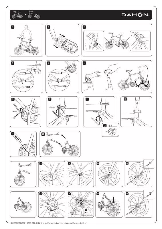 Mode d'emploi DAHON PAQ MINI