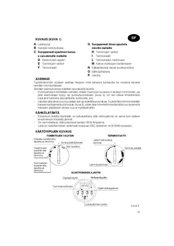 Mode d'emploi DELONGHI BHF 24DG/N