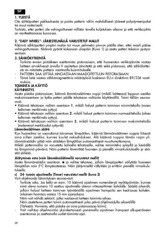 Mode d'emploi DELONGHI TRD 0615