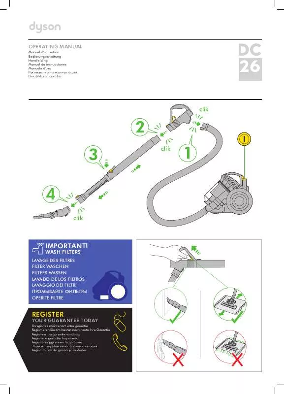 Mode d'emploi DYSON DC 26