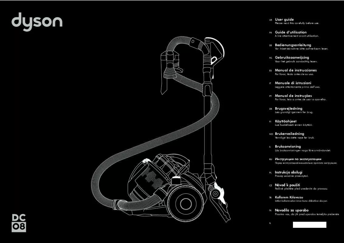 Mode d'emploi DYSON DC08 ORIGIN ALLERGY