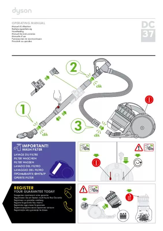 Mode d'emploi DYSON DC19 T2 ORIGIN