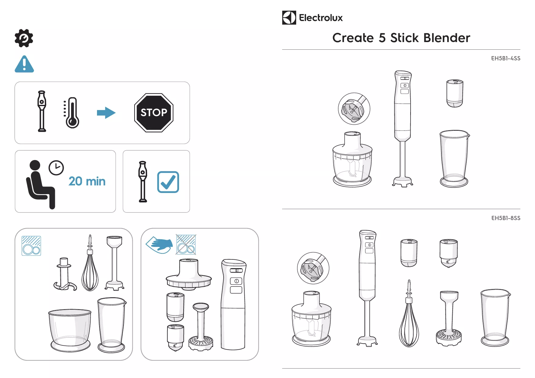 Mode d'emploi ELECTROLUX E5HB1-8SS