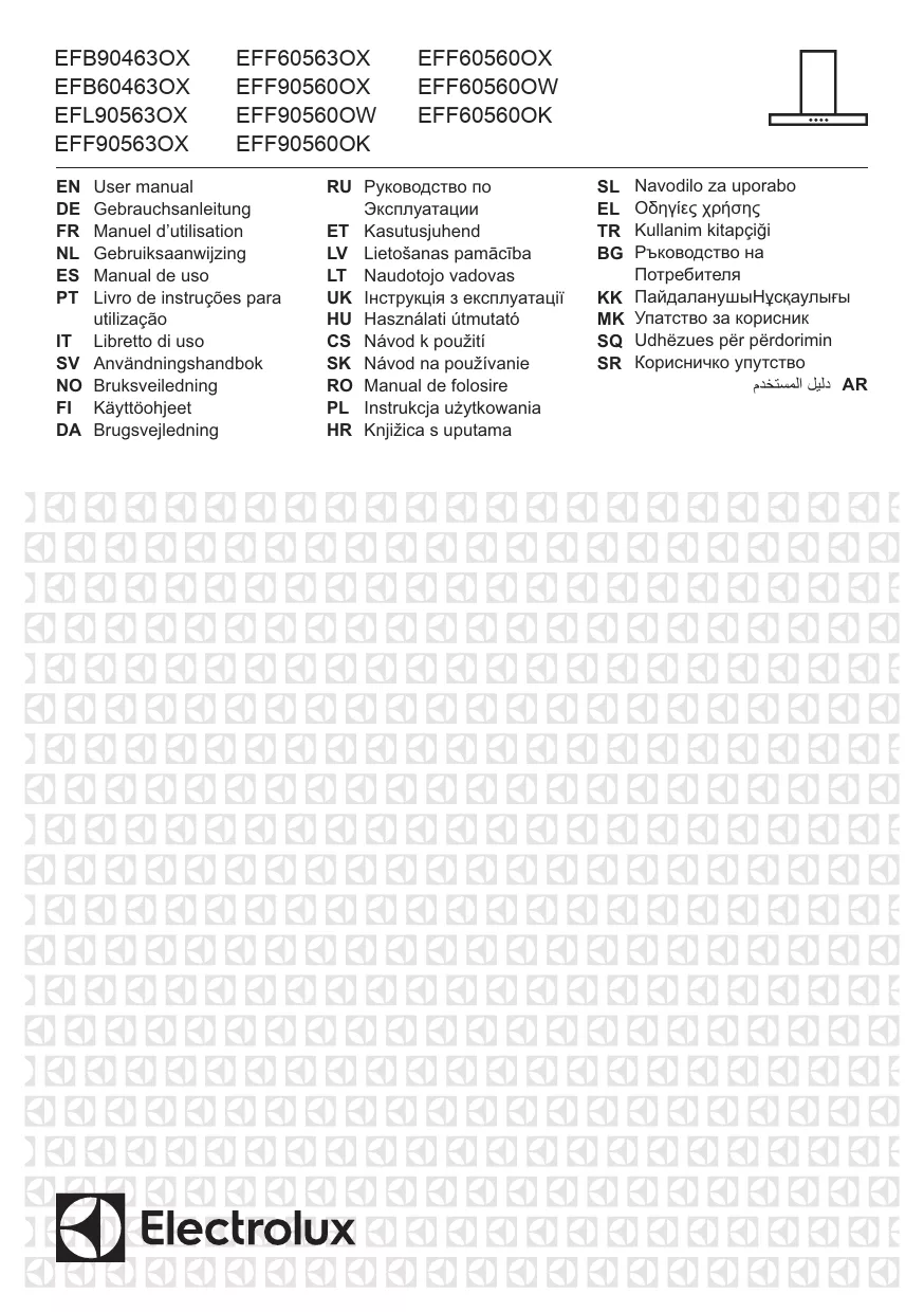 Mode d'emploi ELECTROLUX EFL90563OX