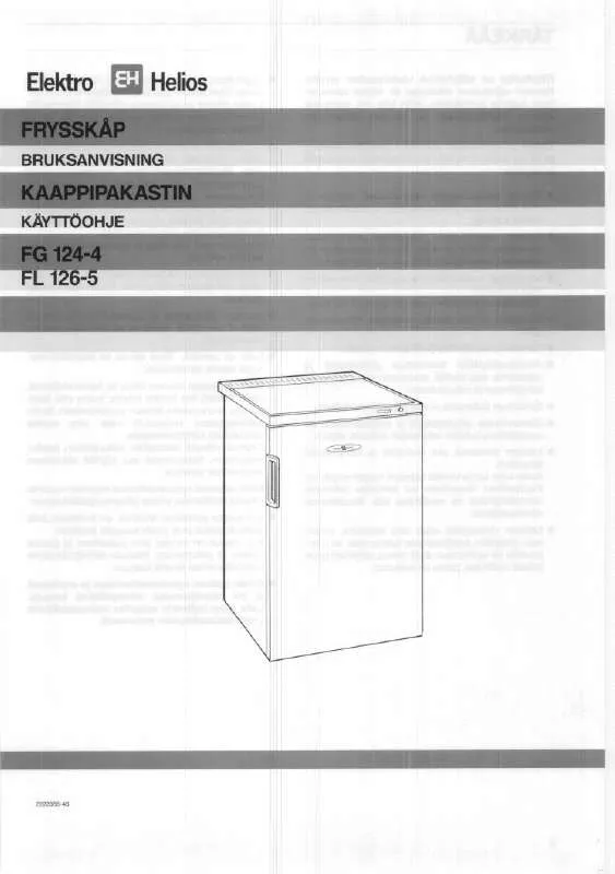 Mode d'emploi ELEKTRO HELIOS FG124-4