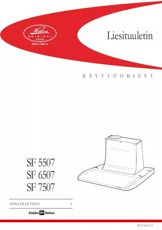 Mode d'emploi ELEKTRO HELIOS SF750-7