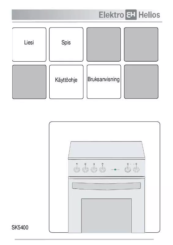 Mode d'emploi ELEKTRO HELIOS SK5400