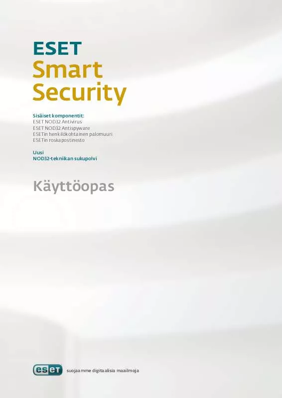 Mode d'emploi ESET SMART SECURITY