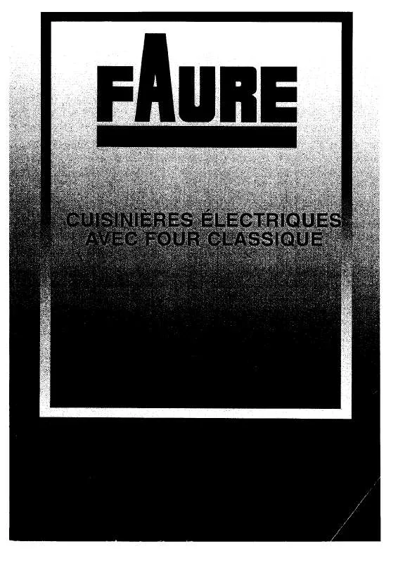 Mode d'emploi FAURE CCE664W1