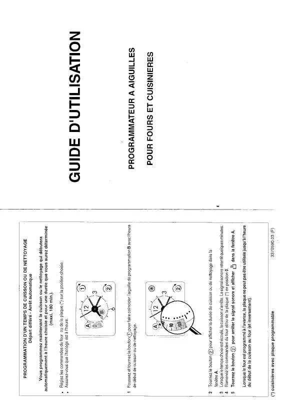 Mode d'emploi FAURE CCE690W