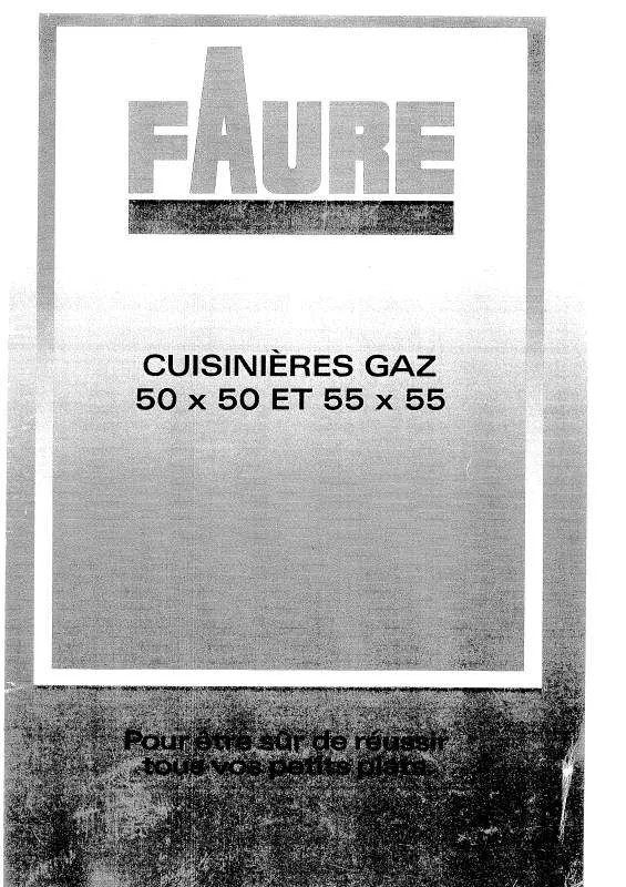 Mode d'emploi FAURE CCG522C