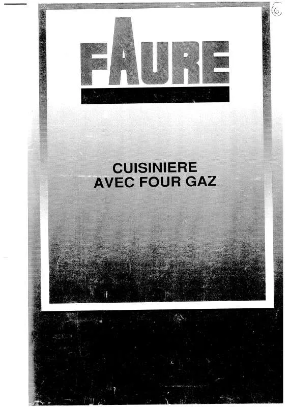 Mode d'emploi FAURE CCG616C