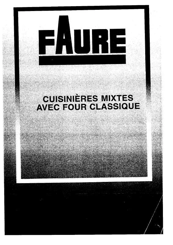 Mode d'emploi FAURE CCT672C1