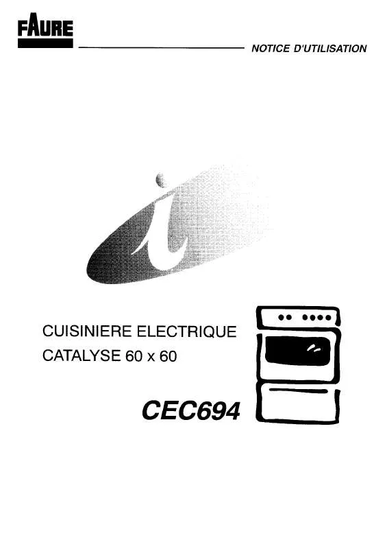 Mode d'emploi FAURE CEC694W