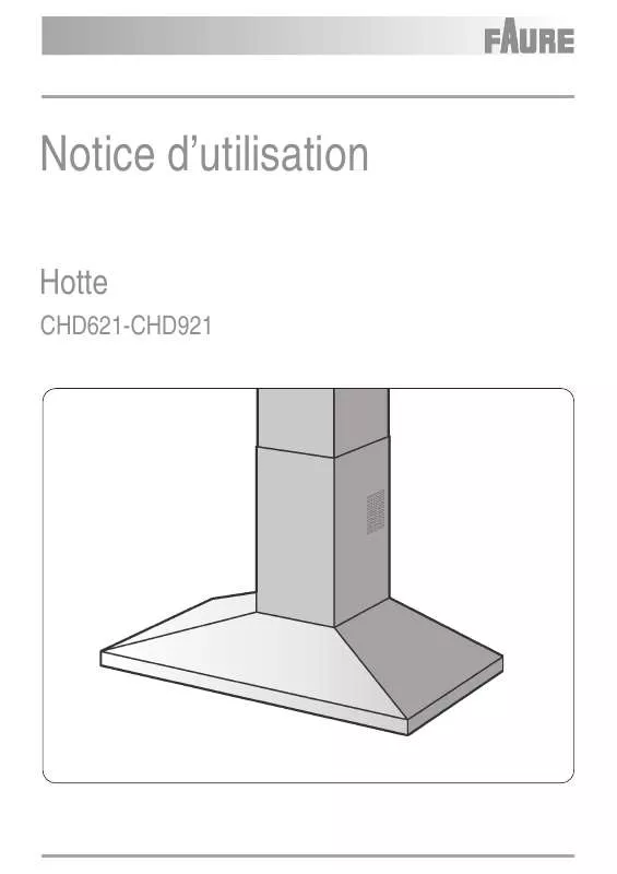 Mode d'emploi FAURE CHD621W