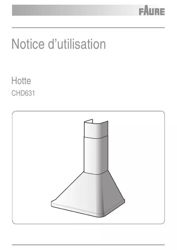 Mode d'emploi FAURE CHD631N