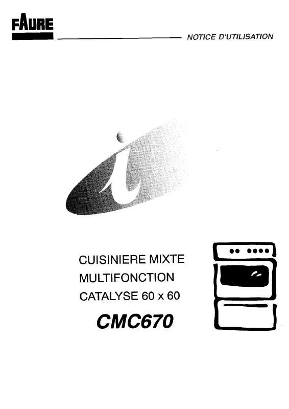 Mode d'emploi FAURE CMC670W