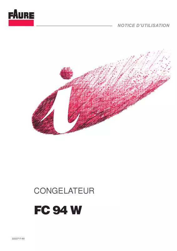 Mode d'emploi FAURE FC94W