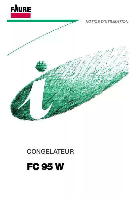 Mode d'emploi FAURE FC95W