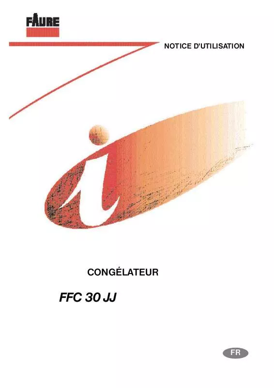 Mode d'emploi FAURE FFC30JJ