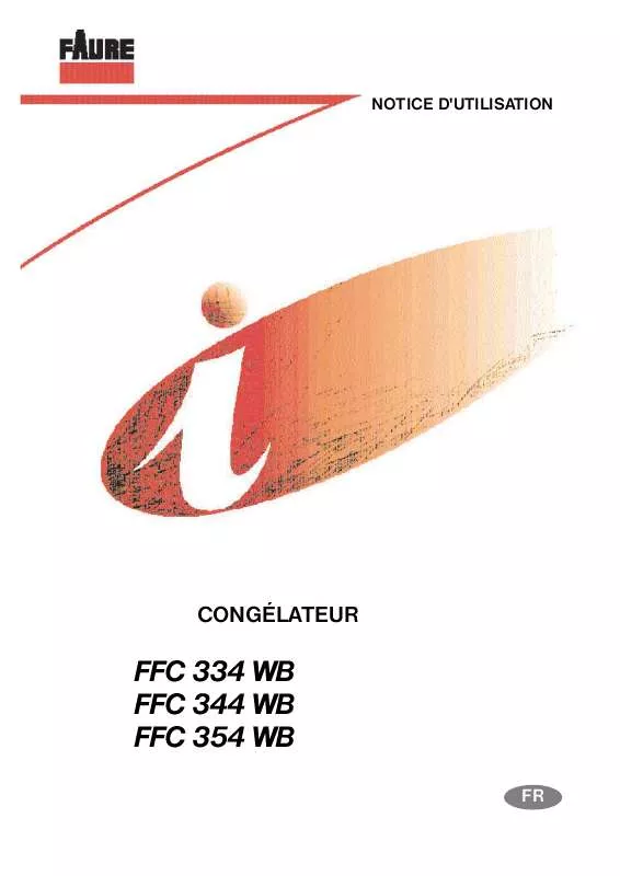 Mode d'emploi FAURE FFC334WB