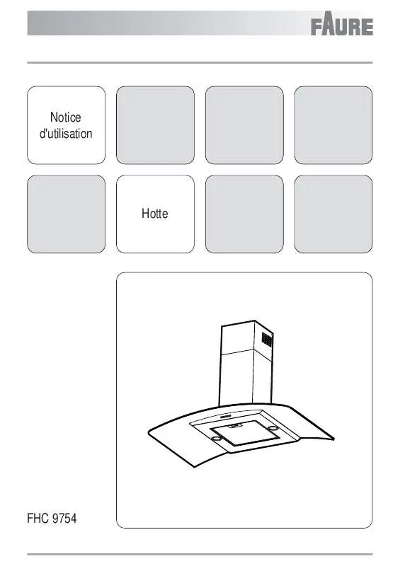 Mode d'emploi FAURE FHC9754X