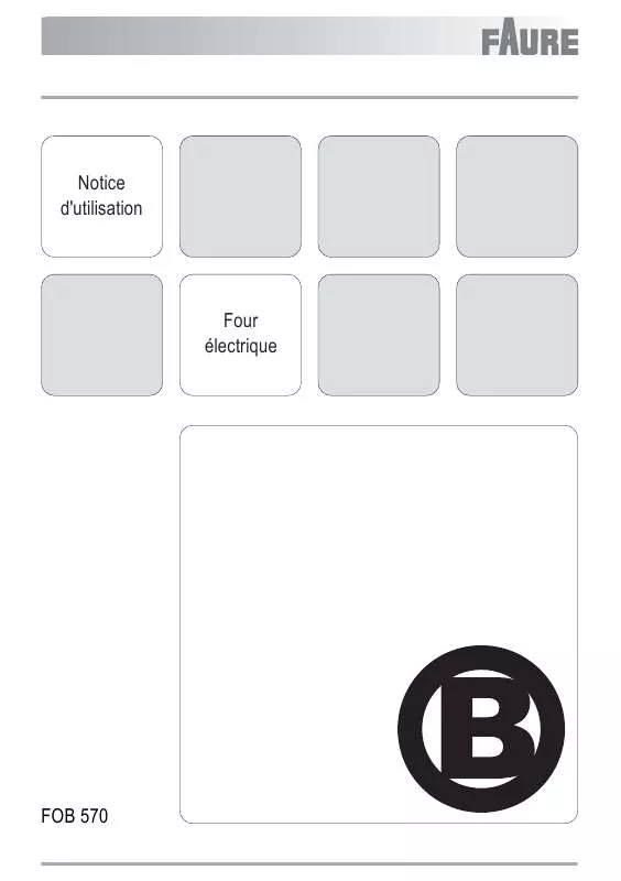 Mode d'emploi FAURE FOB570N