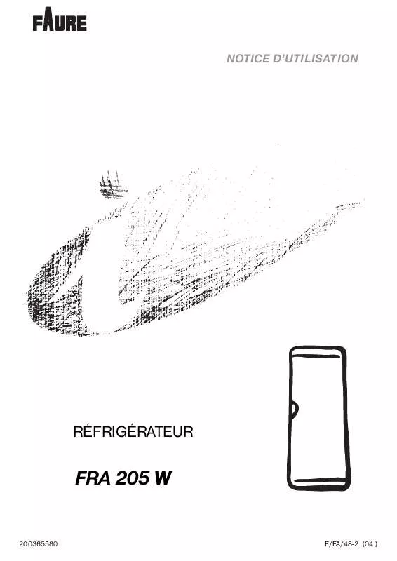 Mode d'emploi FAURE FRA205W